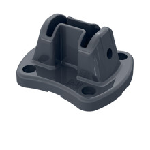 PLATINE EASYCLIP ALU (avec 4 chevilles) GRIS 7016