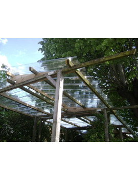 TÔLE TRANSLUCIDE 4 ONDES POLYCARBONATE 5M