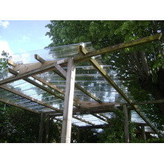 TÔLE TRANSLUCIDE 4 ONDES POLYCARBONATE 5M