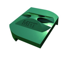 CLIP ALUMINIUM VERT 6005