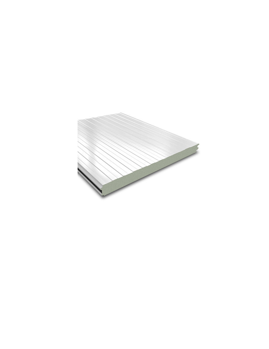 PANNEAU SANDWICH BARDAGE 5M BLANC/BLANC